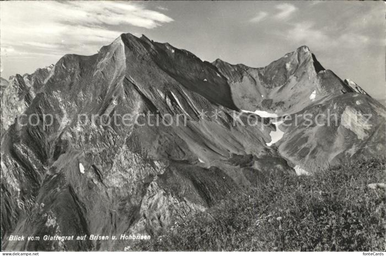 11735959 Glatten Toedi Blick Vom Glattengrat Auf Brisen Und Hochbrisen Glatten - Otros & Sin Clasificación