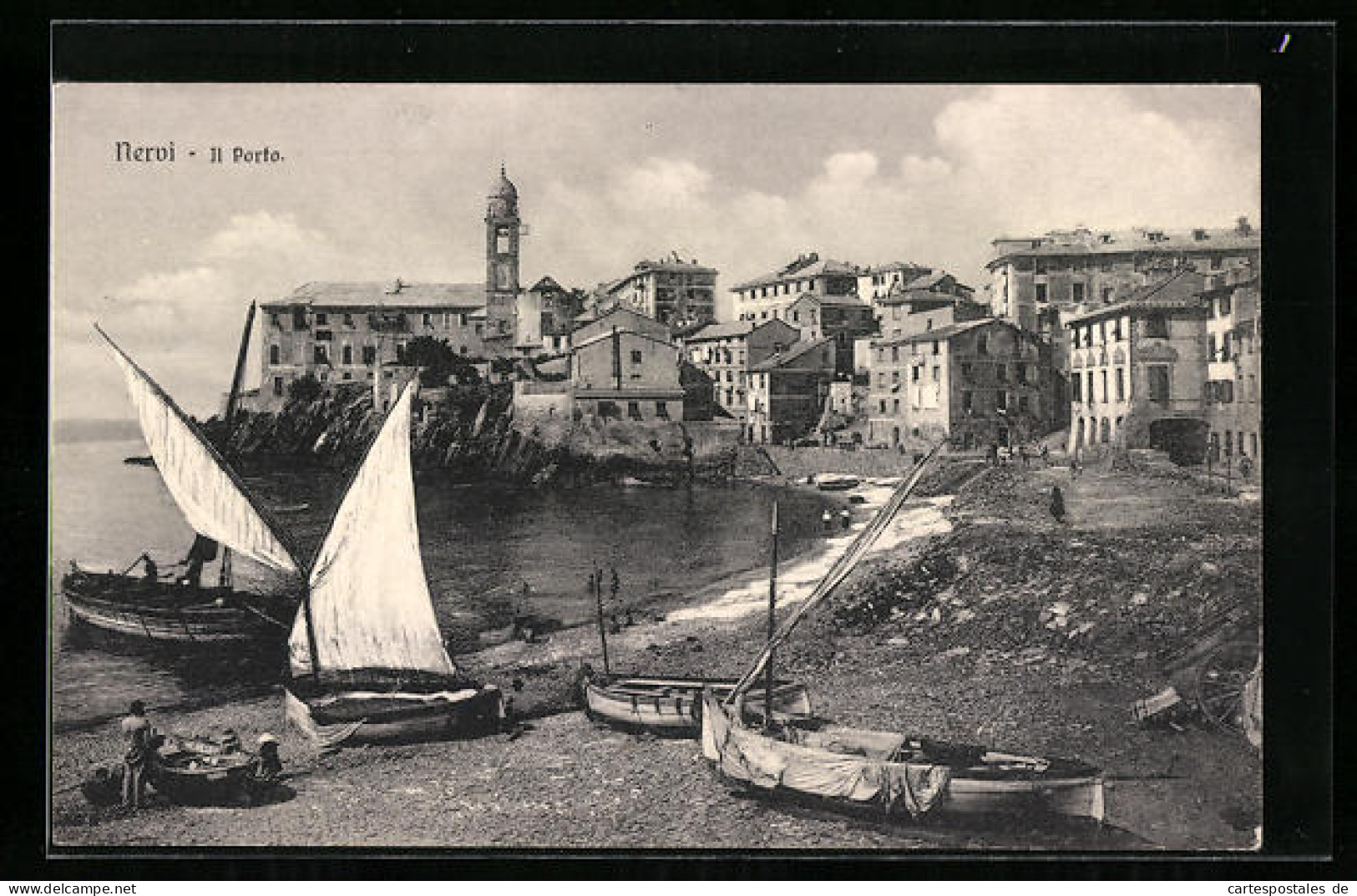 Cartolina Nervi, Il Porto  - Autres & Non Classés