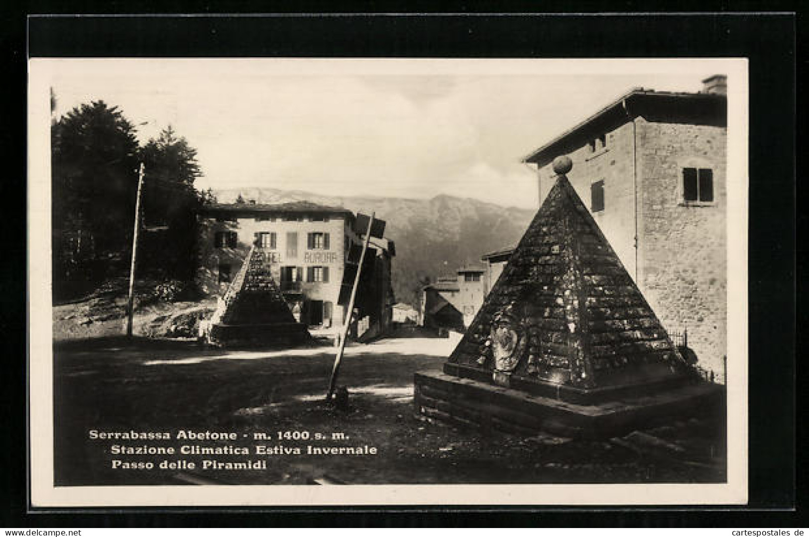Cartolina Abetone, Paso Delle Piramidi  - Autres & Non Classés