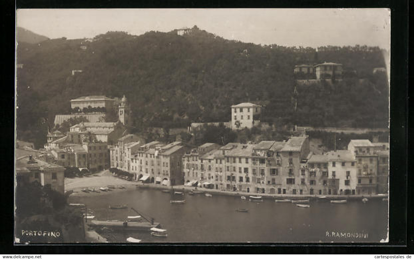 Cartolina Portofino, Panoramablick Auf Den Ort  - Other & Unclassified