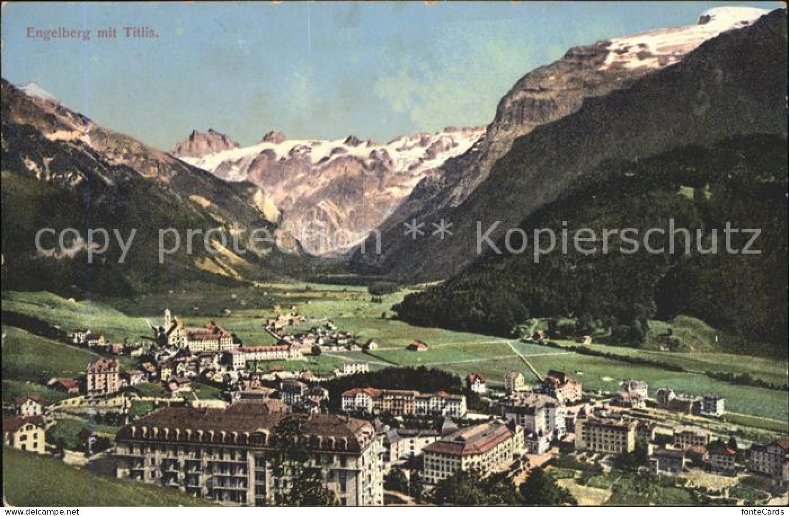 11728769 Engelberg OW Mit Titlis Panorama Engelberg - Sonstige & Ohne Zuordnung