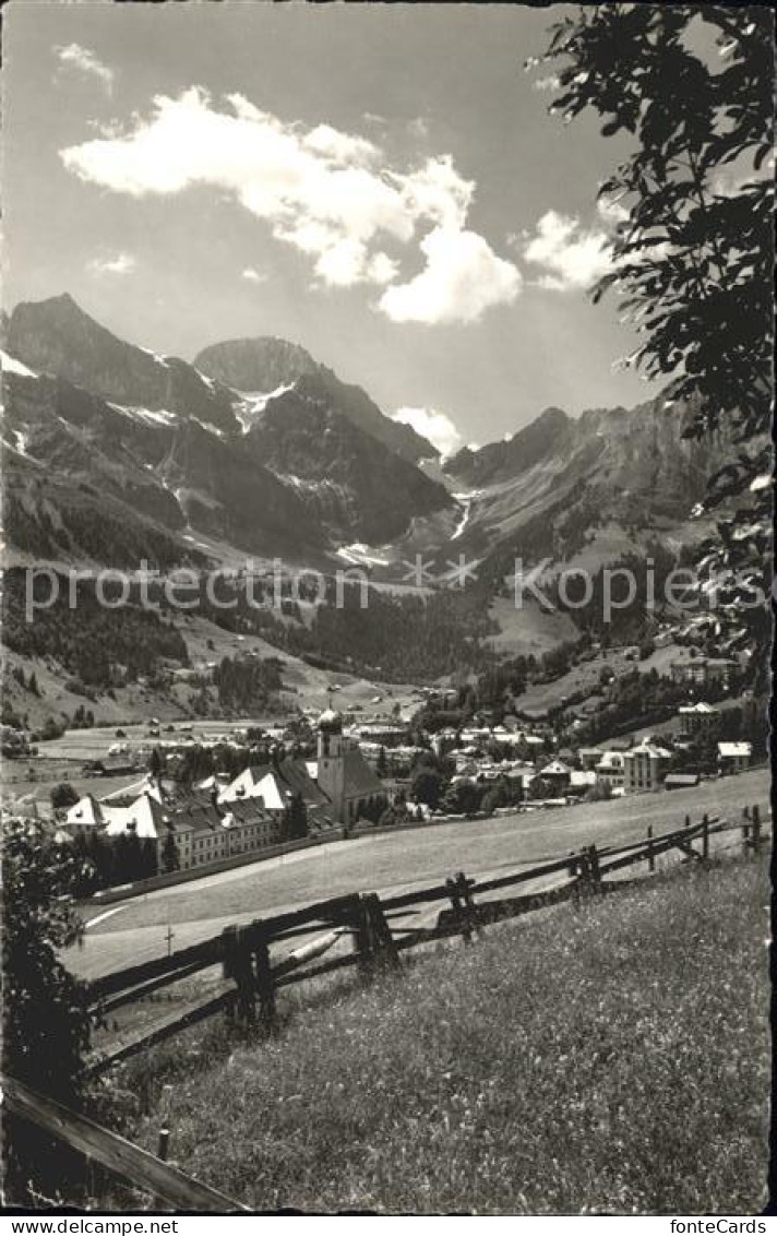 11728729 Engelberg OW Mit Kloster Und Juchlipass Engelberg - Sonstige & Ohne Zuordnung