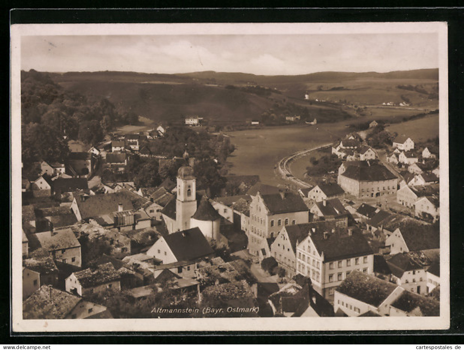 AK Altmannstein /Bayr. Ostmark, Ortsansicht Mit Umgebung  - Autres & Non Classés