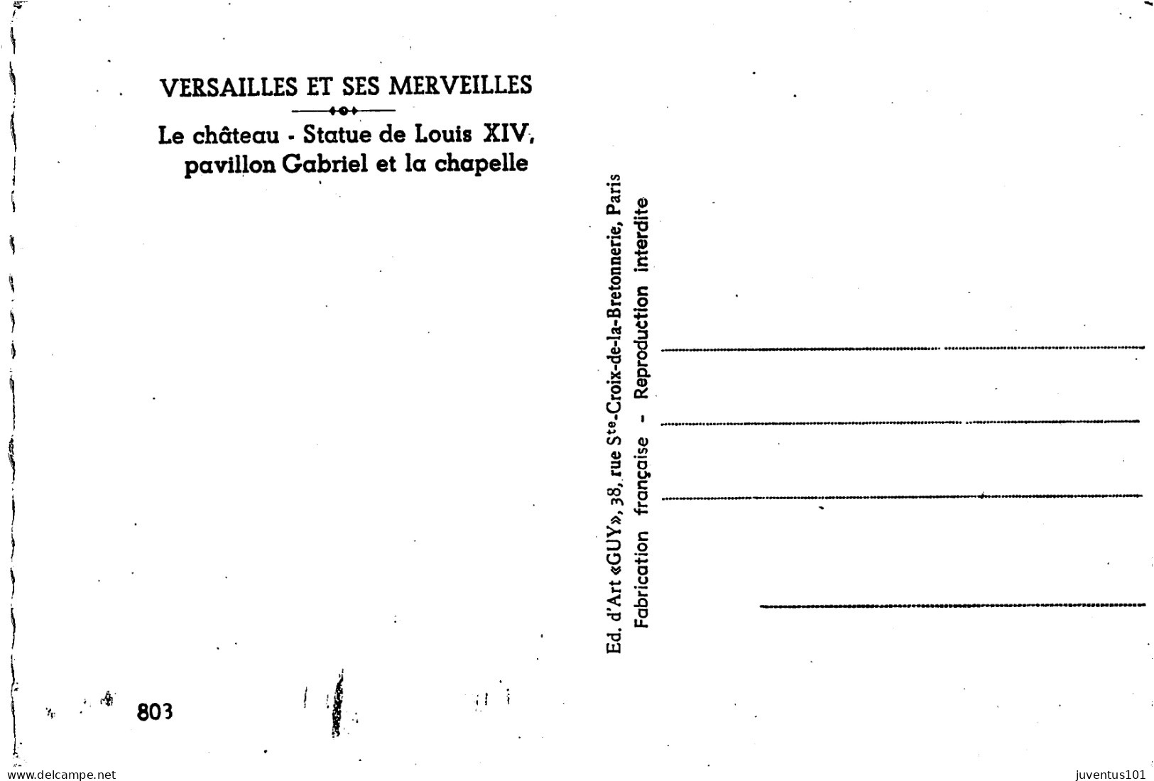 CPSM Versailles-Château    L2922 - Versailles (Castillo)