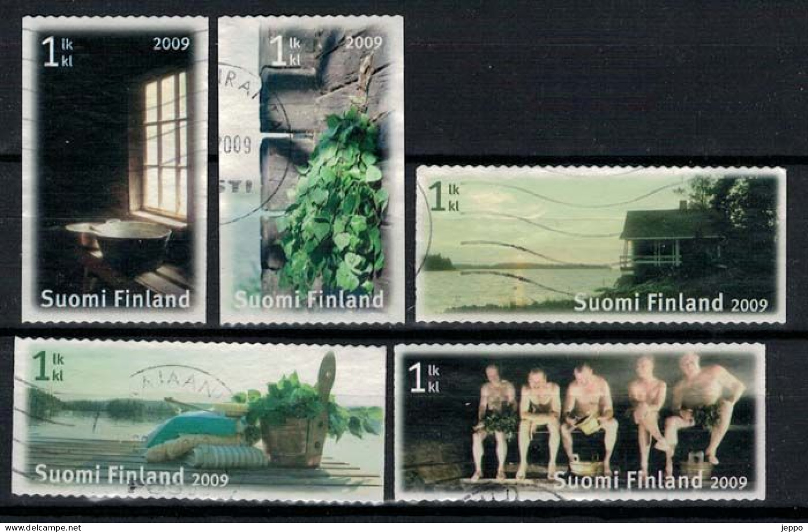 2009  Finland, Finnish Sauna Complete Used Set. - Used Stamps