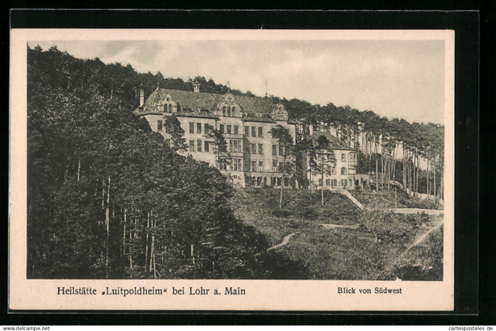 AK Lohr A. Main, Heilstätte Luitpoldheim, Blick Von Südwest  - Lohr