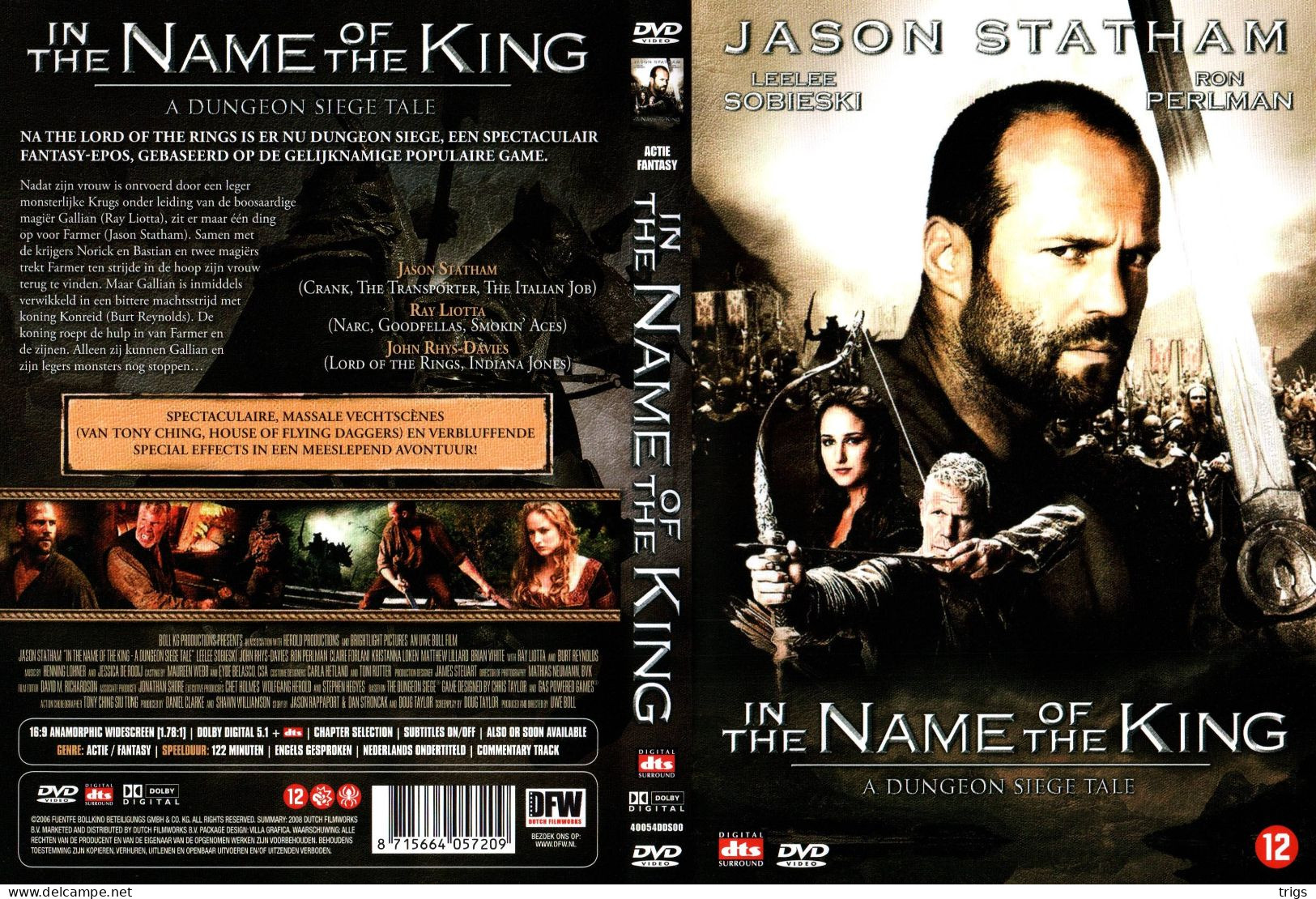 DVD - In The Name Of The King: A Dungeon Siege Tale - Actie, Avontuur