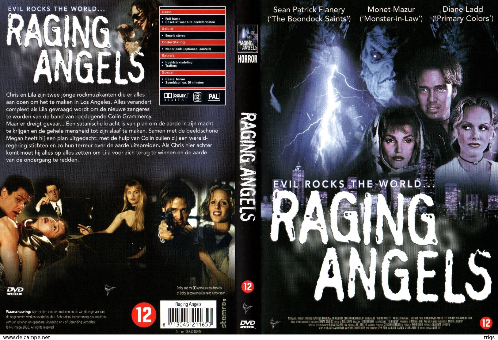 DVD - Raging Angels - Horror