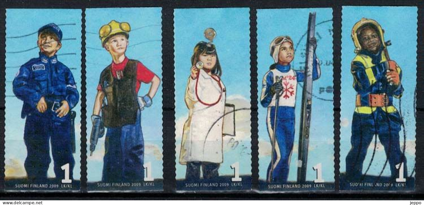 2009 Finland, Multicultural Finland, Complete Set Used. - Gebraucht