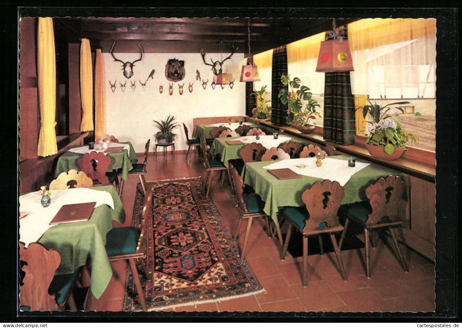 AK Löffingen /Hochschwarzwald, Hotel-Restaurant Wildpark, Innenansicht  - Hochschwarzwald