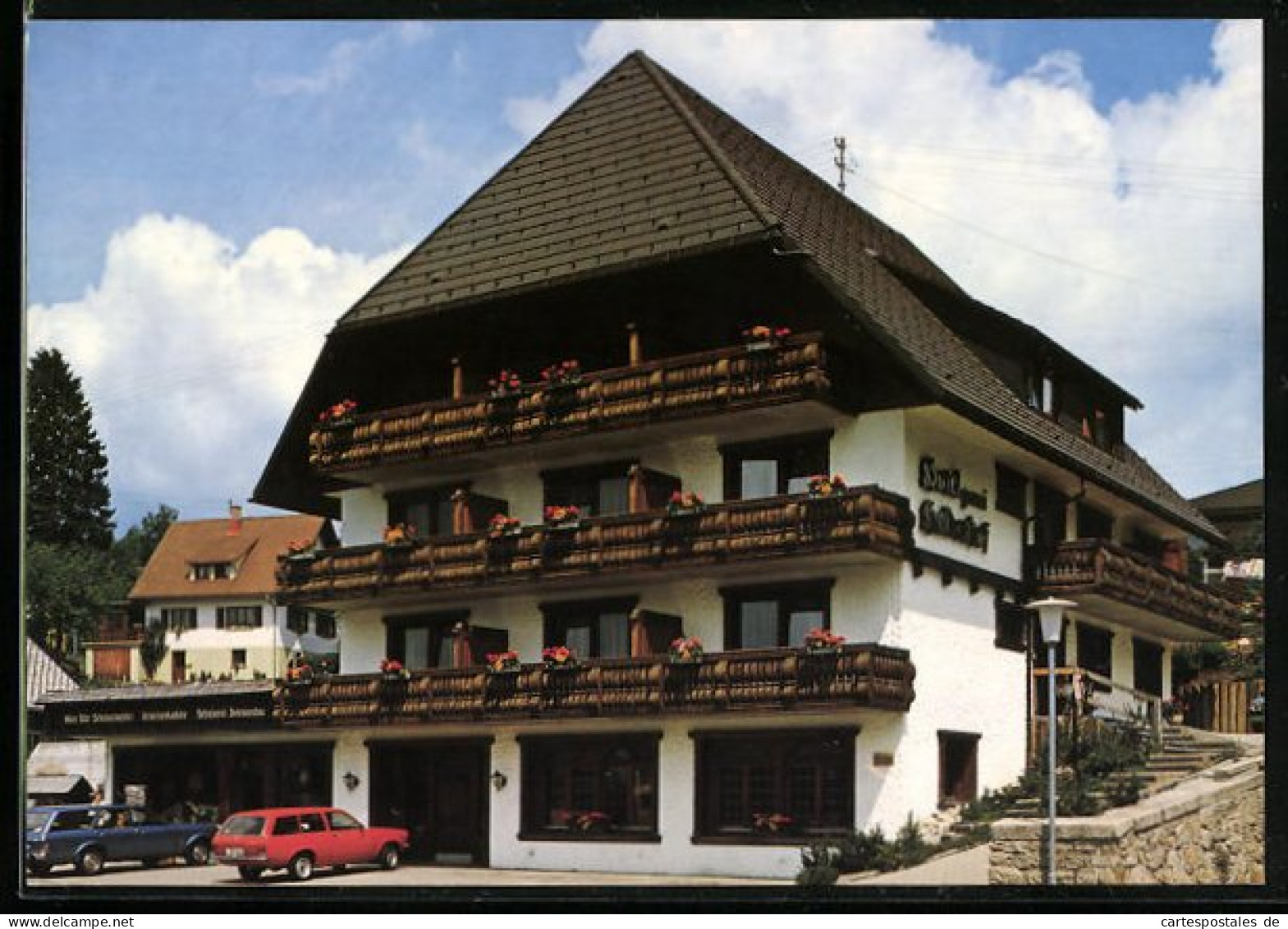 AK Schluchsee, Hotel Garni Haldenhof, Bes.: Familie Stier, Dresselbacherstrasse 9-11  - Schluchsee