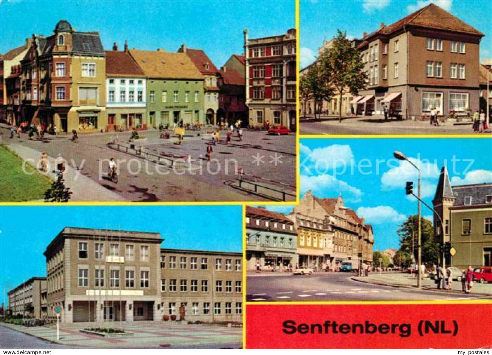 72651950 Senftenberg Niederlausitz PdF Bahnhofstr HOG Stadtcafe Ingenieurschule  - Brieske