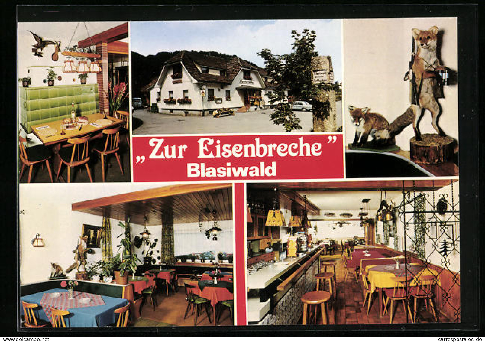 AK Blasiwald Am Schluchsee, Gasthaus-Pension Zur Eisenbreche, Inh.: Fam. Franz W. Lippold  - Schluchsee