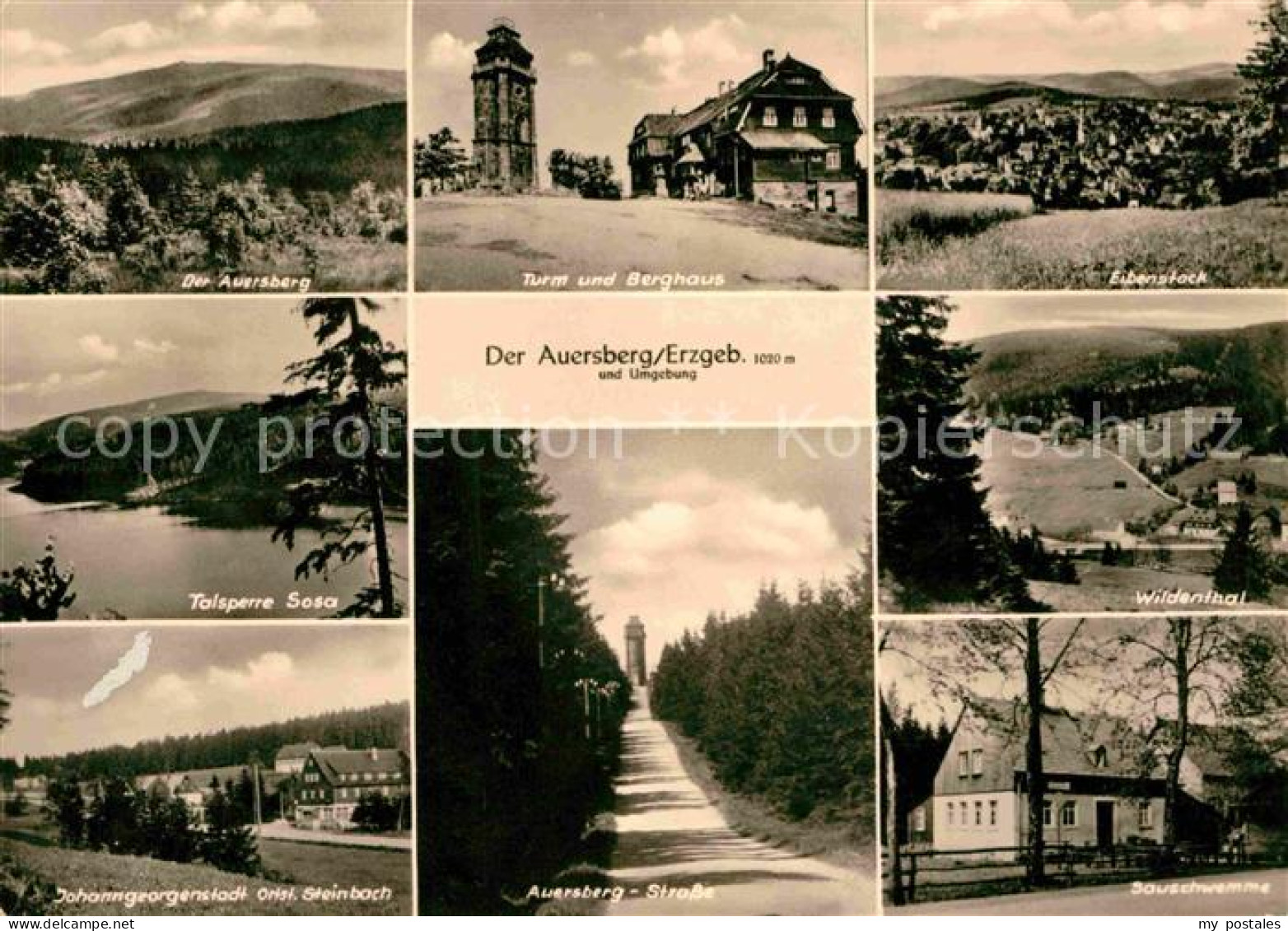 72651668 Auersberg Wildenthal Turm Berghaus Wildenthal Eibenstock Johanngeorgens - Eibenstock