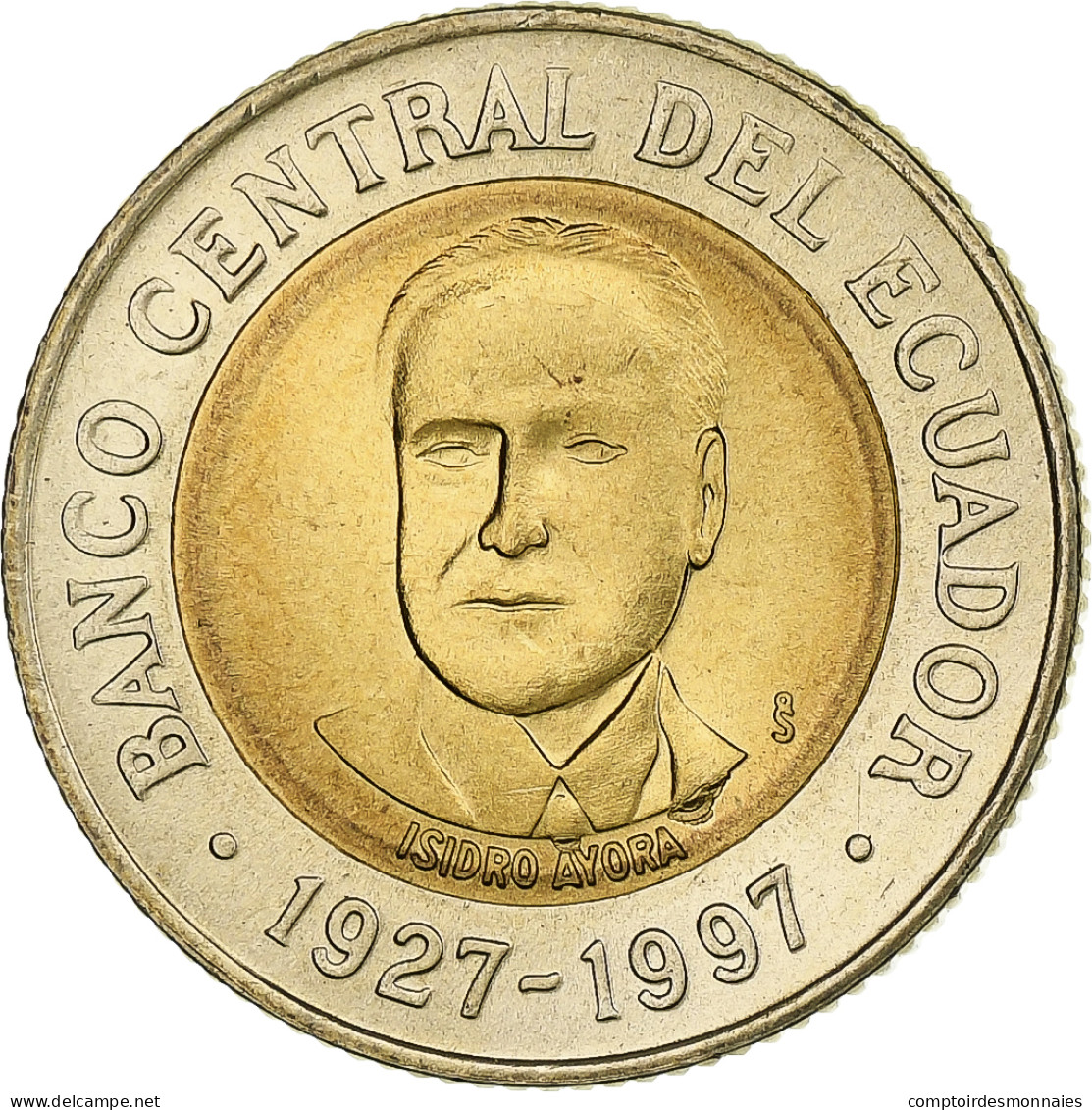 Équateur, 500 Sucres, 1997, Bimétallique, SPL+, KM:102 - Ecuador