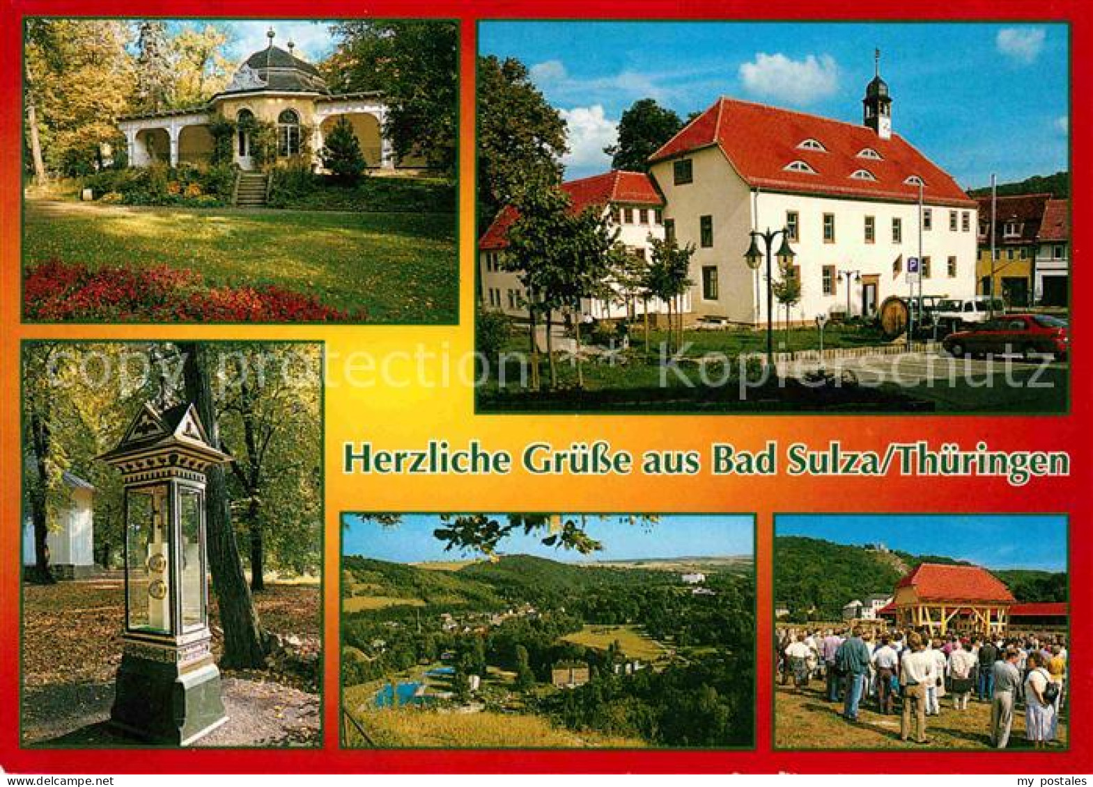 72650880 Bad Sulza Trinkhalle Kurpark Wetterhaeuschen Rathaus Stadtansicht Thuer - Bad Sulza