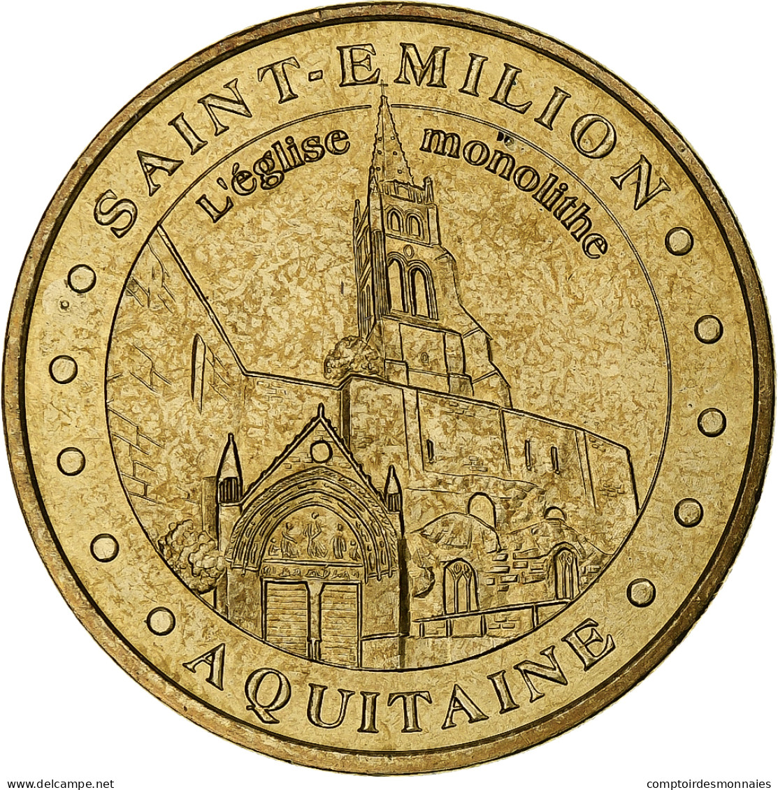 France, Jeton Touristique, Saint-Emilion, 2005, MDP, Or Nordique, SUP+ - Sonstige & Ohne Zuordnung