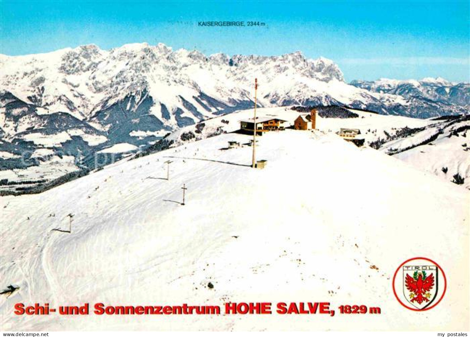 72650733 Hopfgarten Defereggen Skizentrum Hohe Salve Mit Kaisergebirge Hopfgarte - Sonstige & Ohne Zuordnung