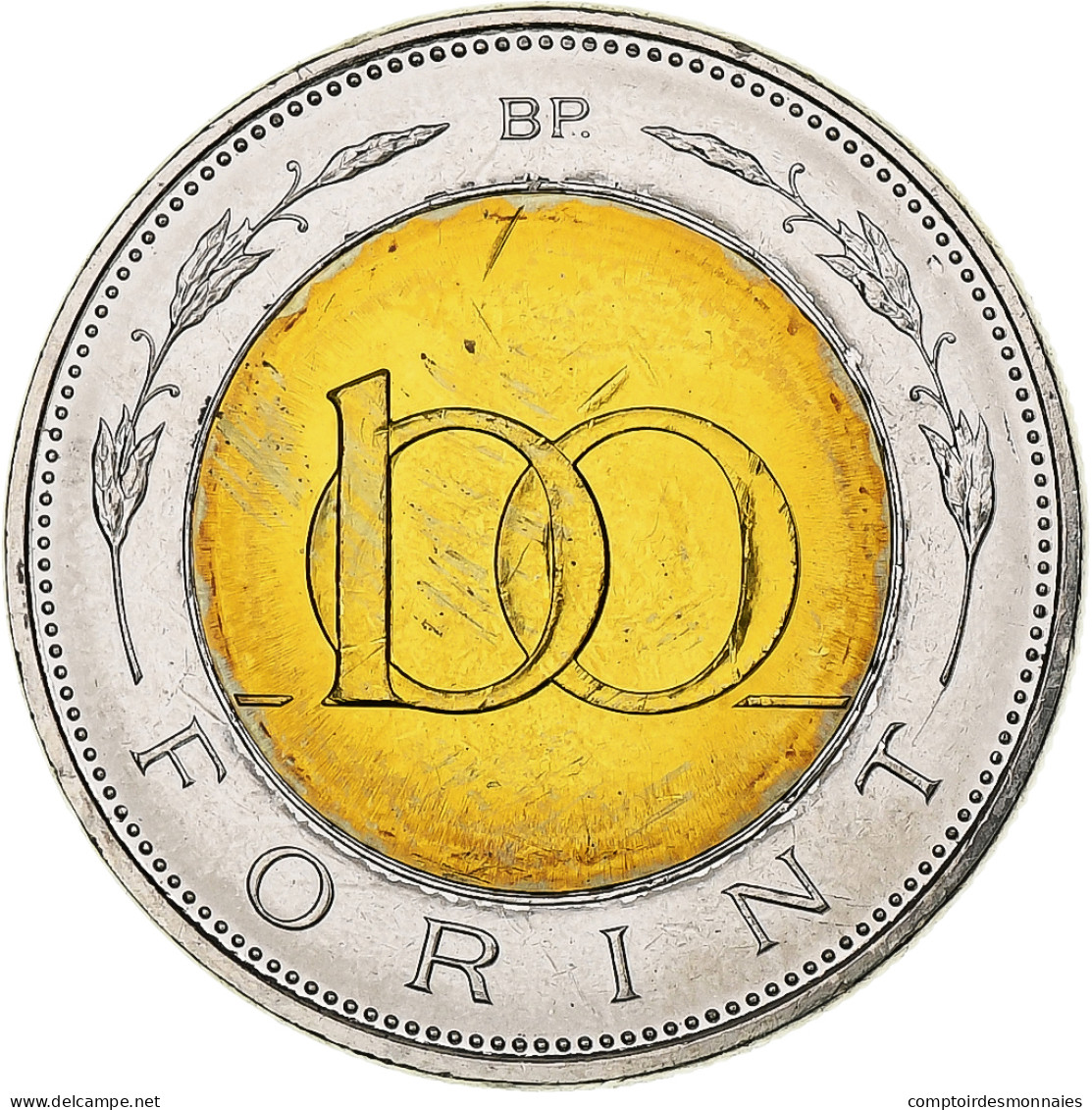 Hongrie, 100 Forint, Szaz, 2007, Budapest, Bimétallique, SPL+, KM:721 - Hongarije