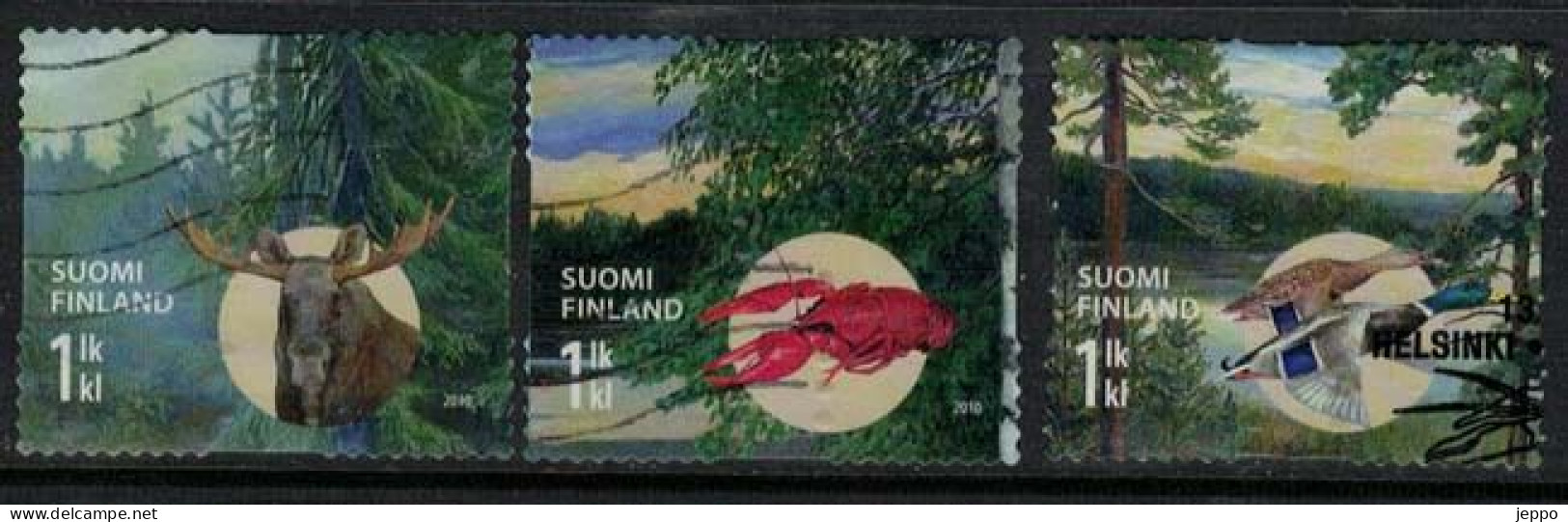 2010 Finland, Autumn, Complete Used Set. - Gebraucht