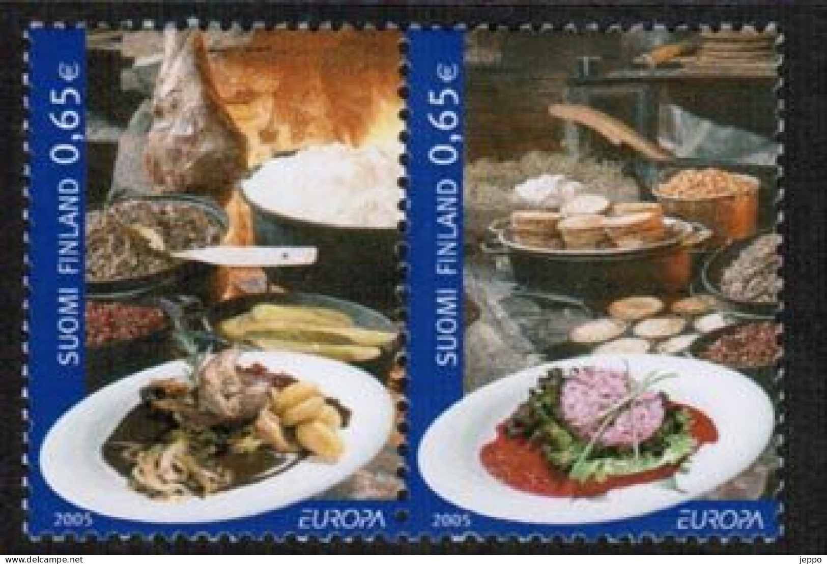 2005 Finland Stamp Pairs, Michel 1749-50 ** Europa Cept. - Ungebraucht