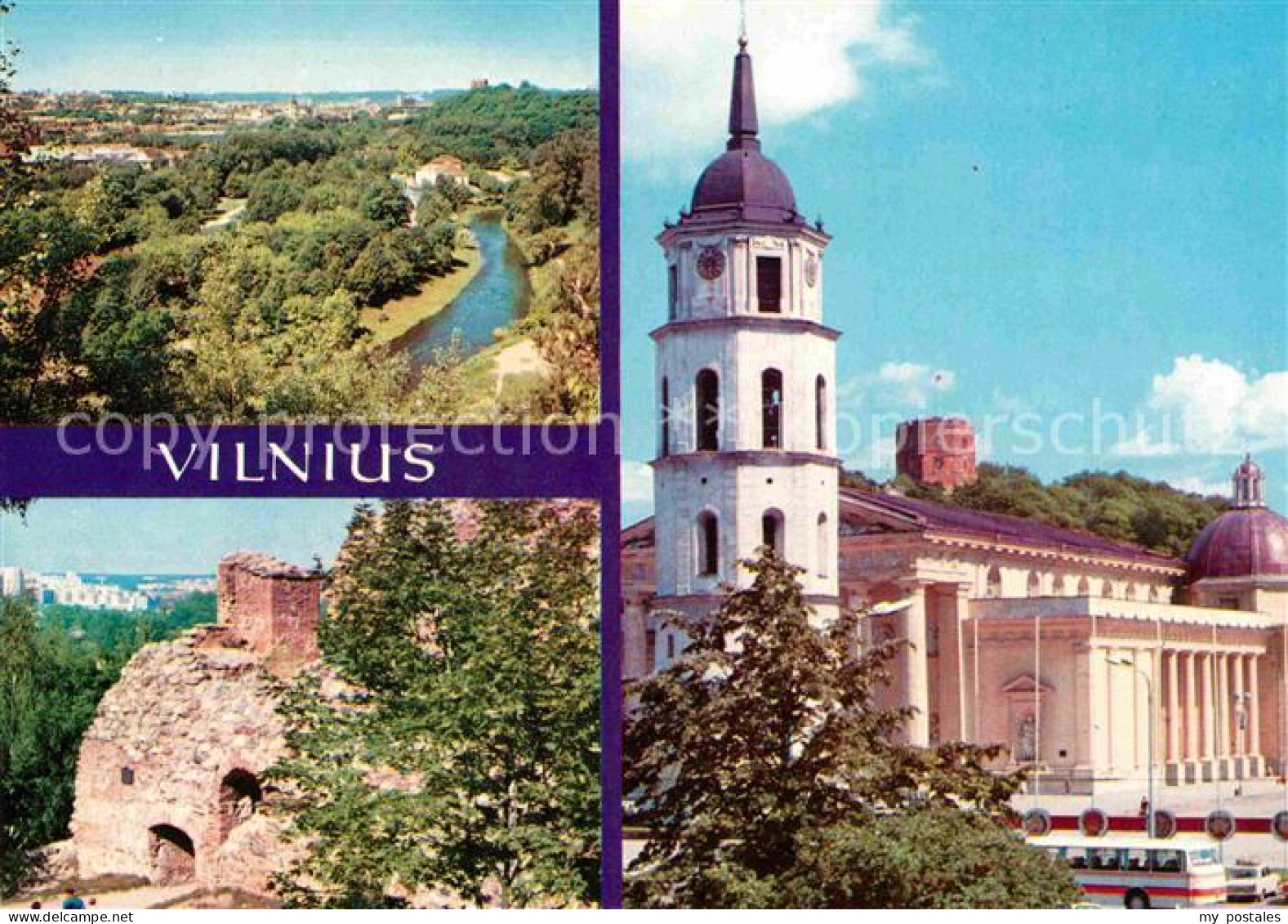 72647550 Vilnius Gedimino Pilies Gynybine Siena Katedra Vilnius - Lituania