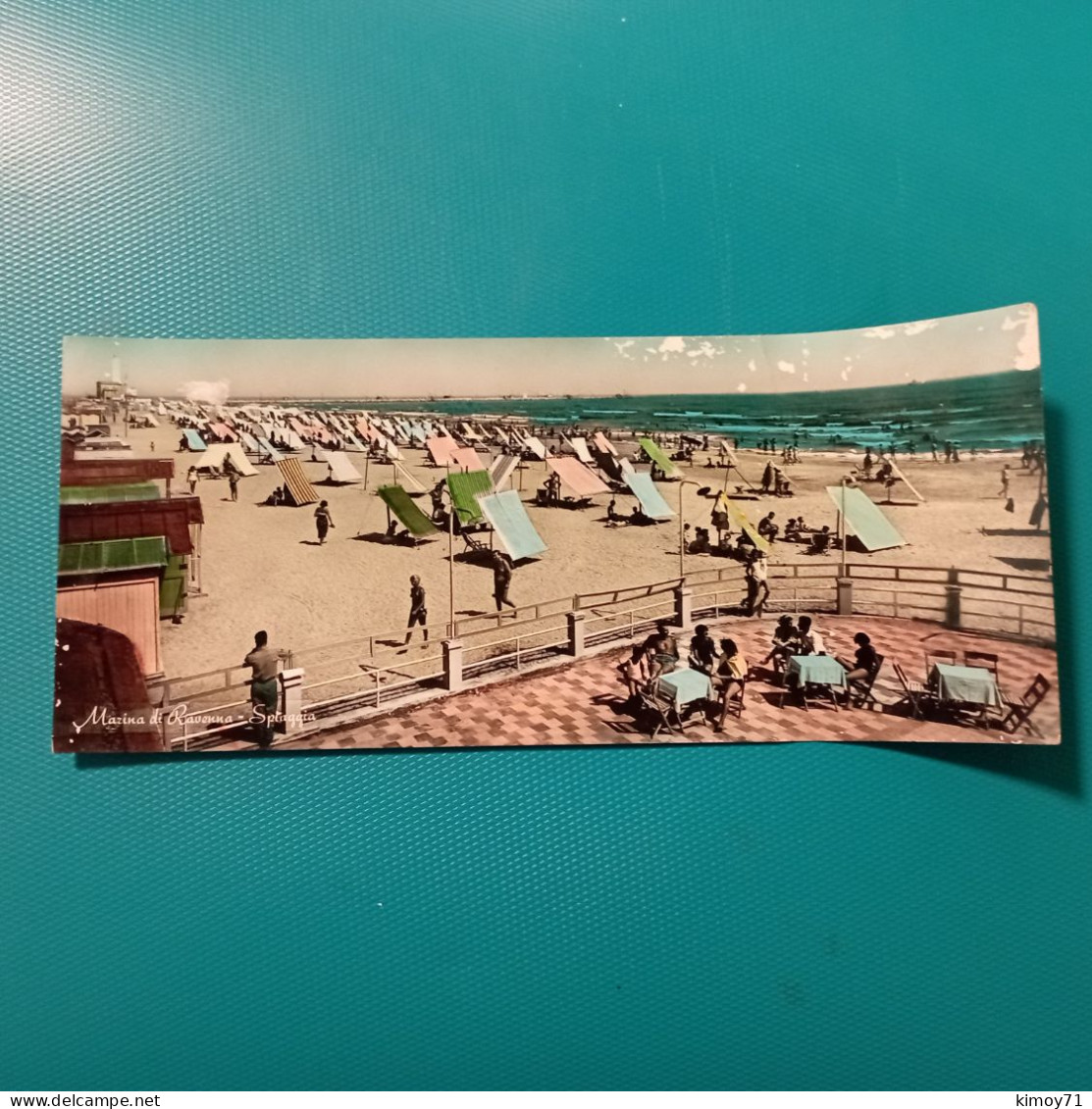 Cartolina Marina Di Ravenna - Spiaggia. Viaggiata - Ravenna