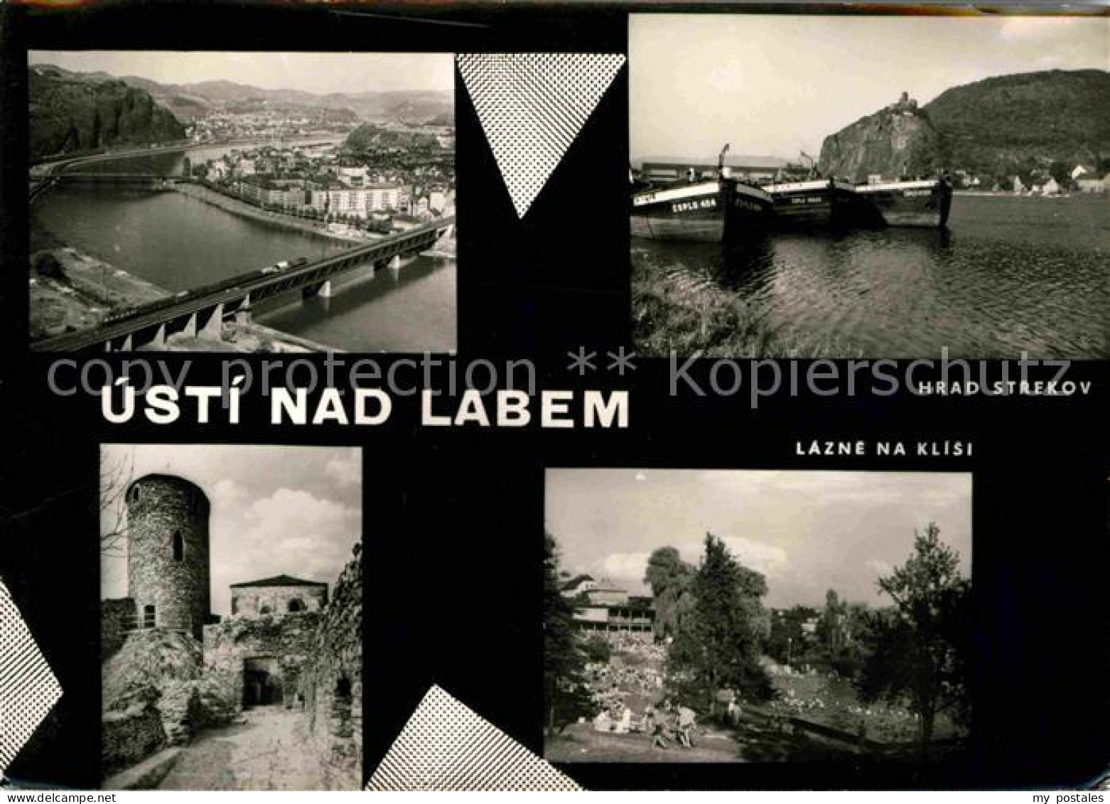 72647406 Usti Nad Labem Hrad Strekov Lazne Na Klisi Aussig An Der Elbe - República Checa