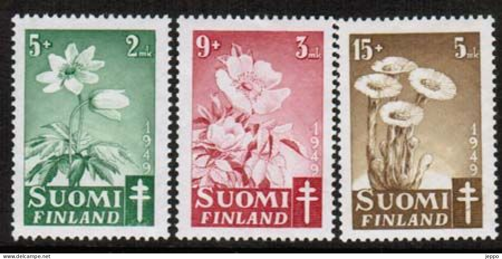 1949 Finland, Anti-Tubercolosis, Complete Set **. - Unused Stamps