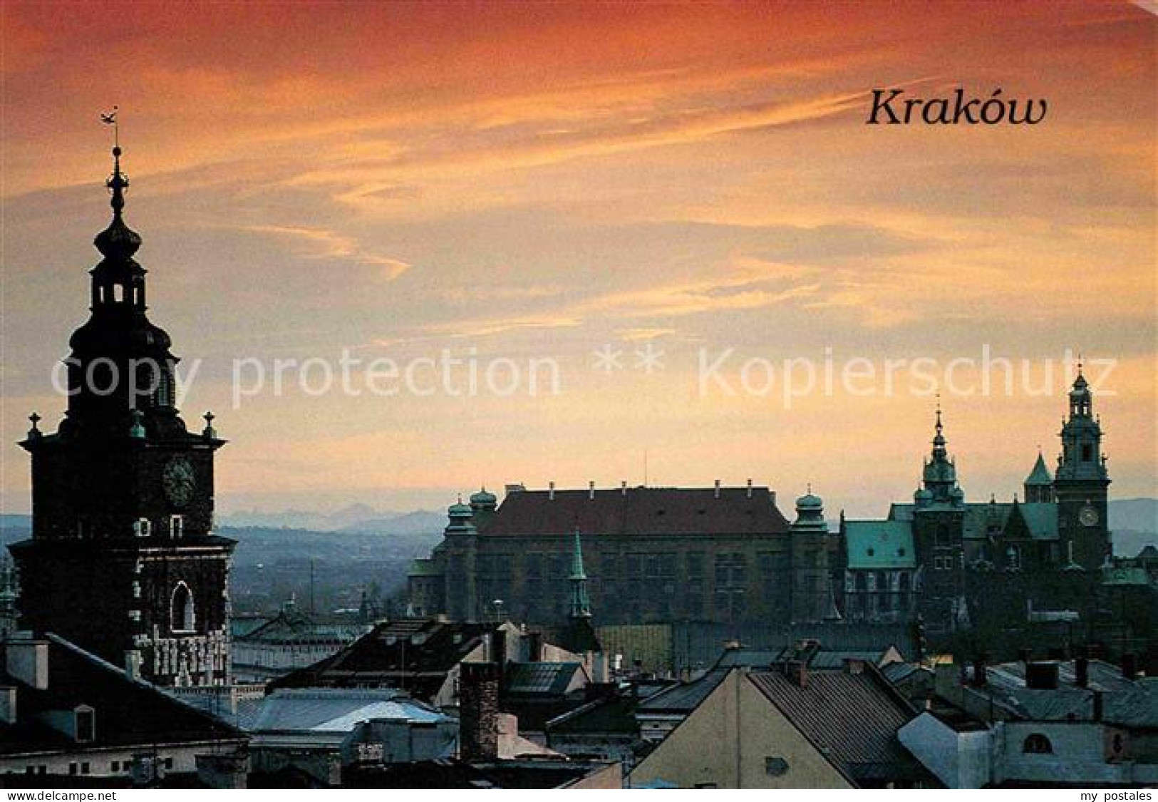 72646295 Krakow Krakau Town Hall Tower And Wawell Hill Krakow Krakau - Pologne