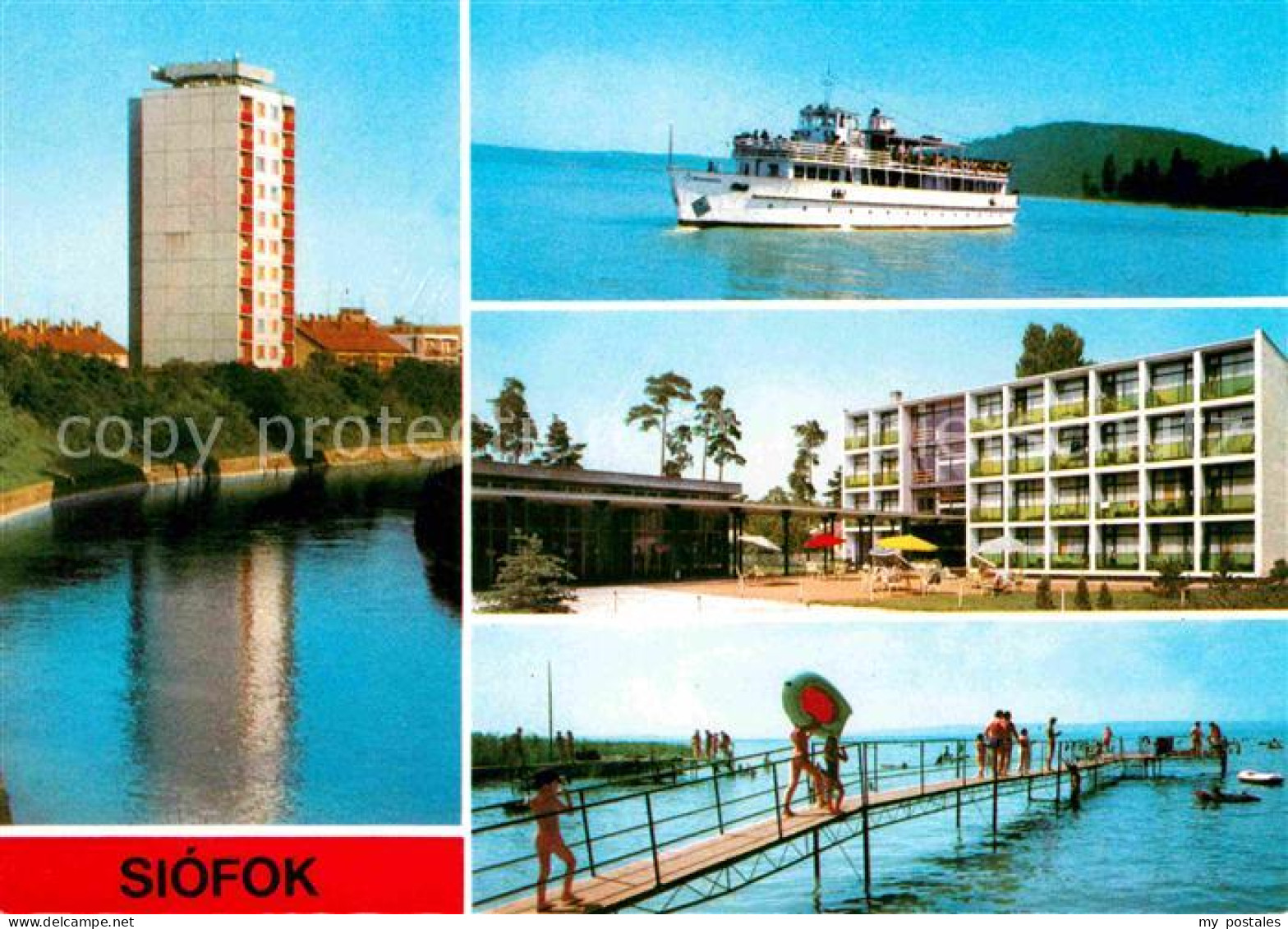 72646256 Siofok Teilansichten Fahrgastschiff Hotel Budapest - Hongrie