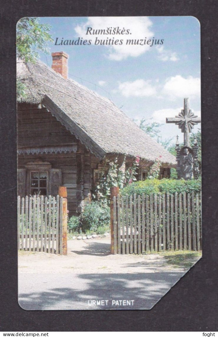 1996 Lithuania,Phonecard › Rumsiskes - Folklore Museum , 200 Units, Col:LT-LTV-M010 - Lithuania