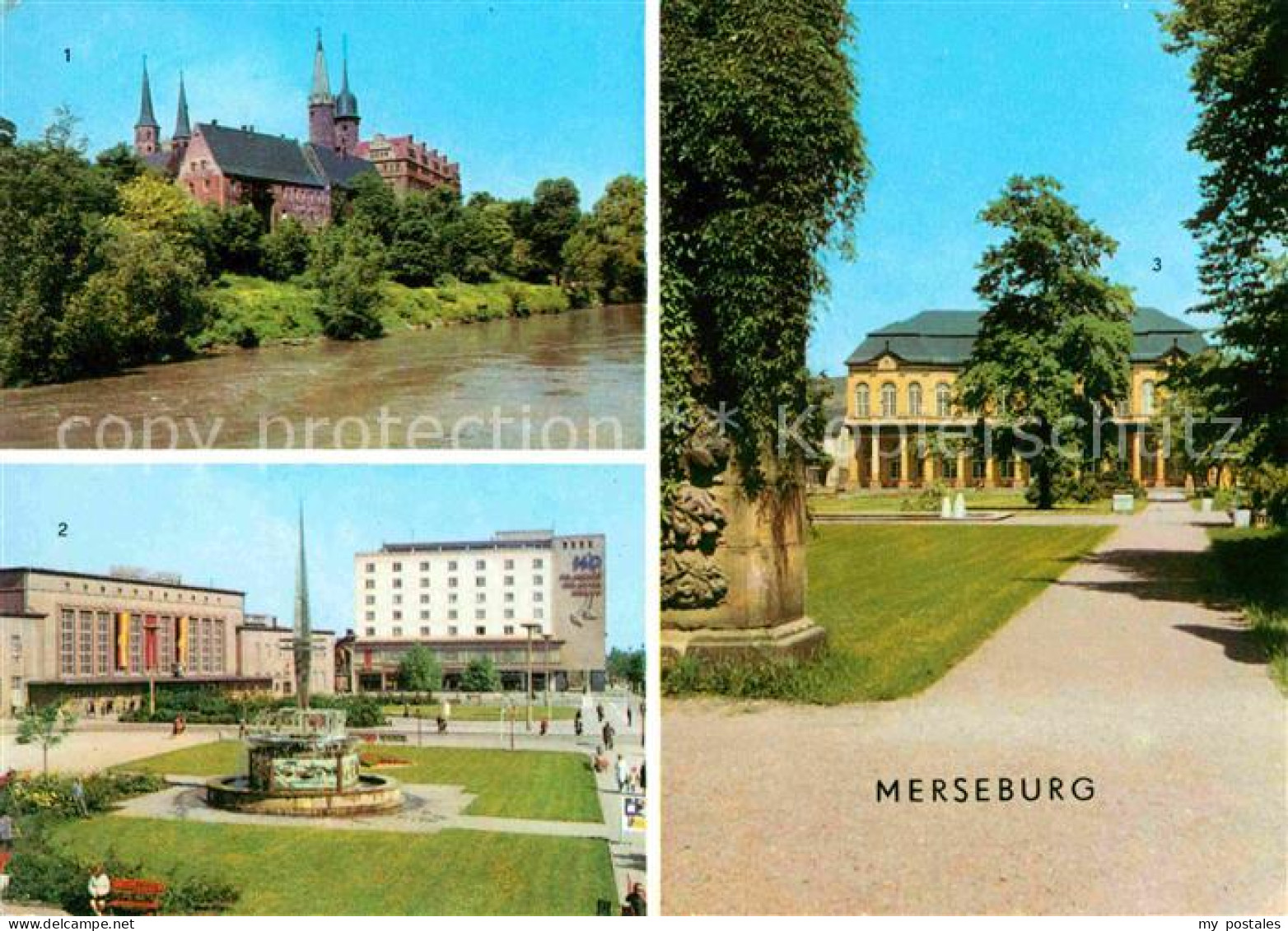 72646135 Merseburg Saale Schloss Dom Gagarinplatz Schlossgarten Merseburg - Merseburg