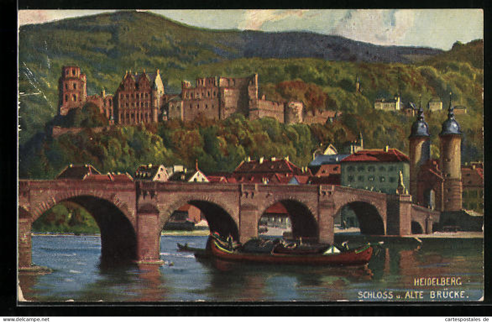 AK Heidelberg, Schloss Alte Brücke  - Sonstige & Ohne Zuordnung