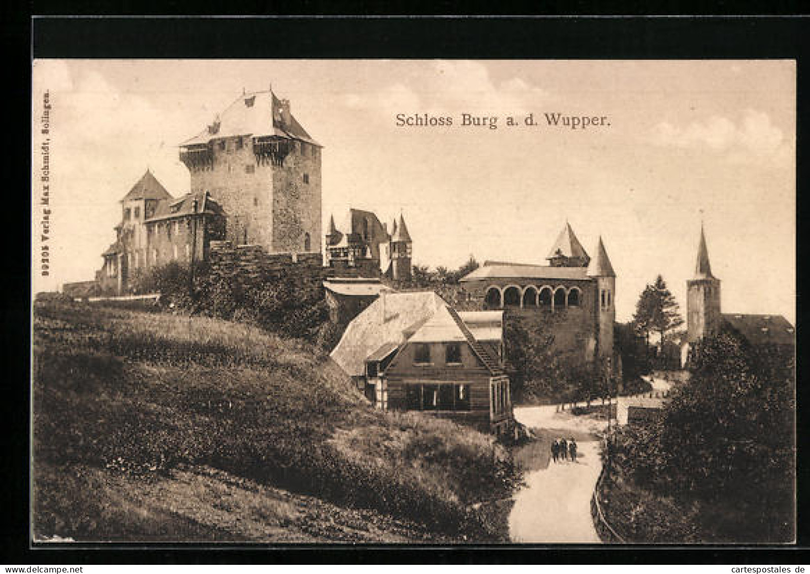 AK Burg A. D. Wupper, Schloss Burg  - Autres & Non Classés