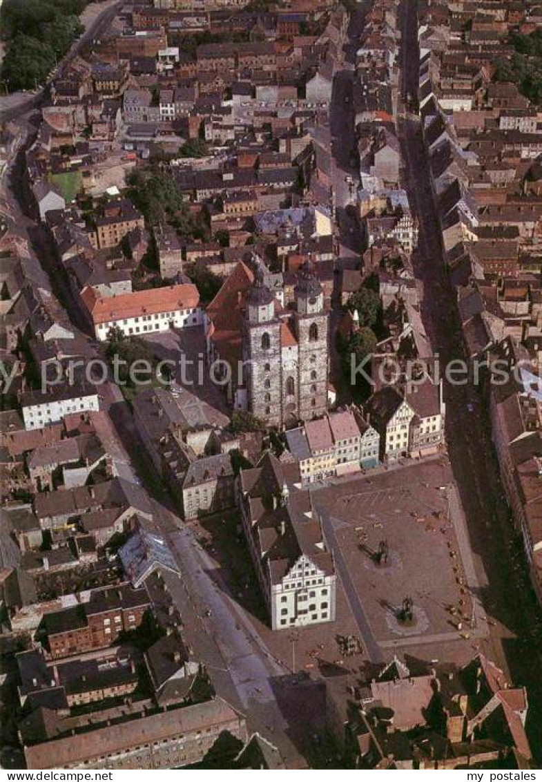 72646025 Wittenberg Lutherstadt Zentrum Stadtkirche Aerofoto DDR Luftbildserie D - Wittenberg