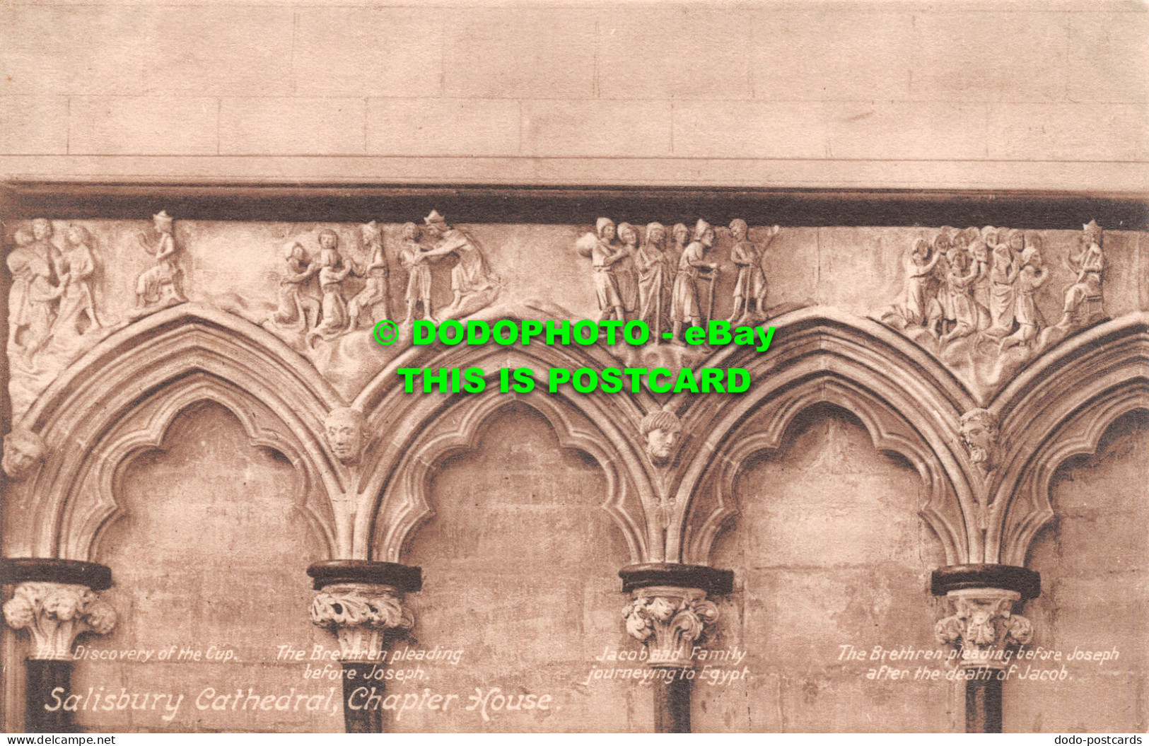 R502585 Salisbury Cathedral. Chapter House. Friths Series. No. 63762 - Monde