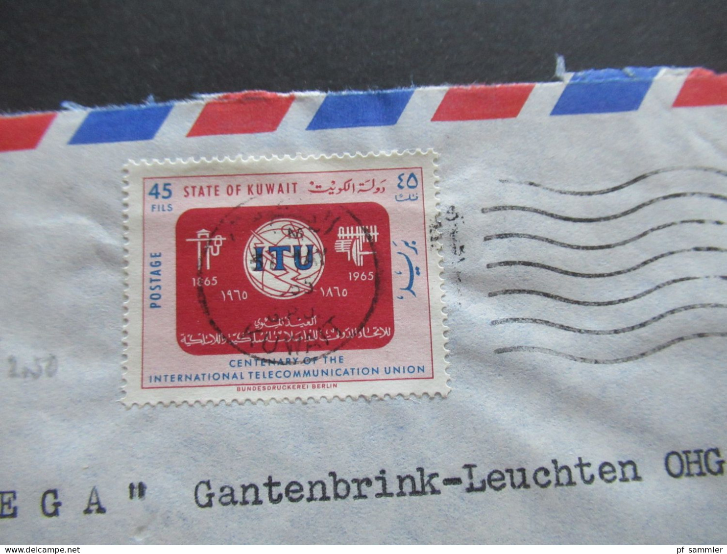 Asien Kuwait 1964 8 Belege Air Mail / Luftpost Auch Firmenumschläge Electrical Contracting Company Nafisi & Farouki - Koweït