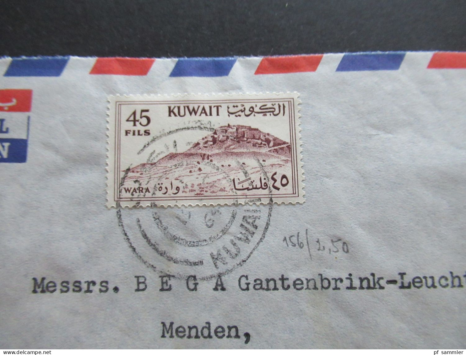 Asien Kuwait 1964 8 Belege Air Mail / Luftpost auch Firmenumschläge Electrical Contracting Company Nafisi & Farouki