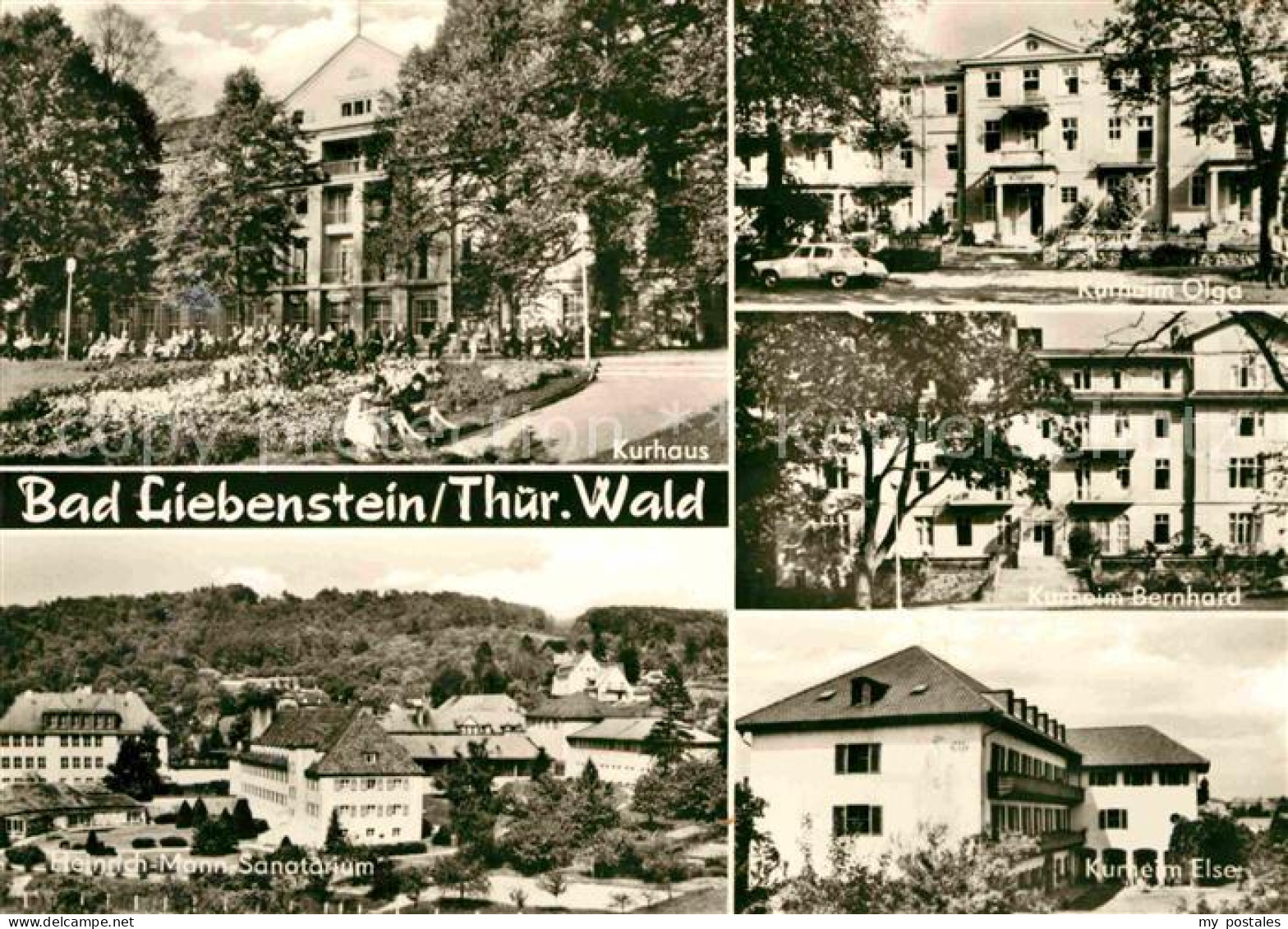 72644630 Bad Liebenstein Kurhaus Kurheim Bernhard Kurheim Olga  Bad Liebenstein - Bad Liebenstein