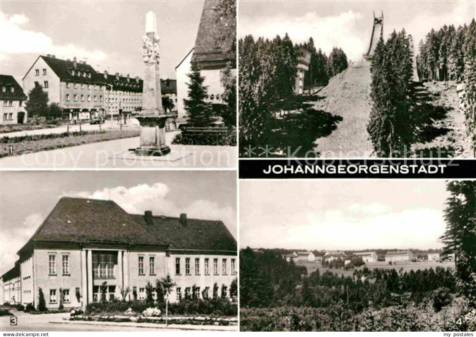 72644612 Johanngeorgenstadt Postmeilensaeule Erzgebirgsschanze Kulturhaus Karl M - Johanngeorgenstadt