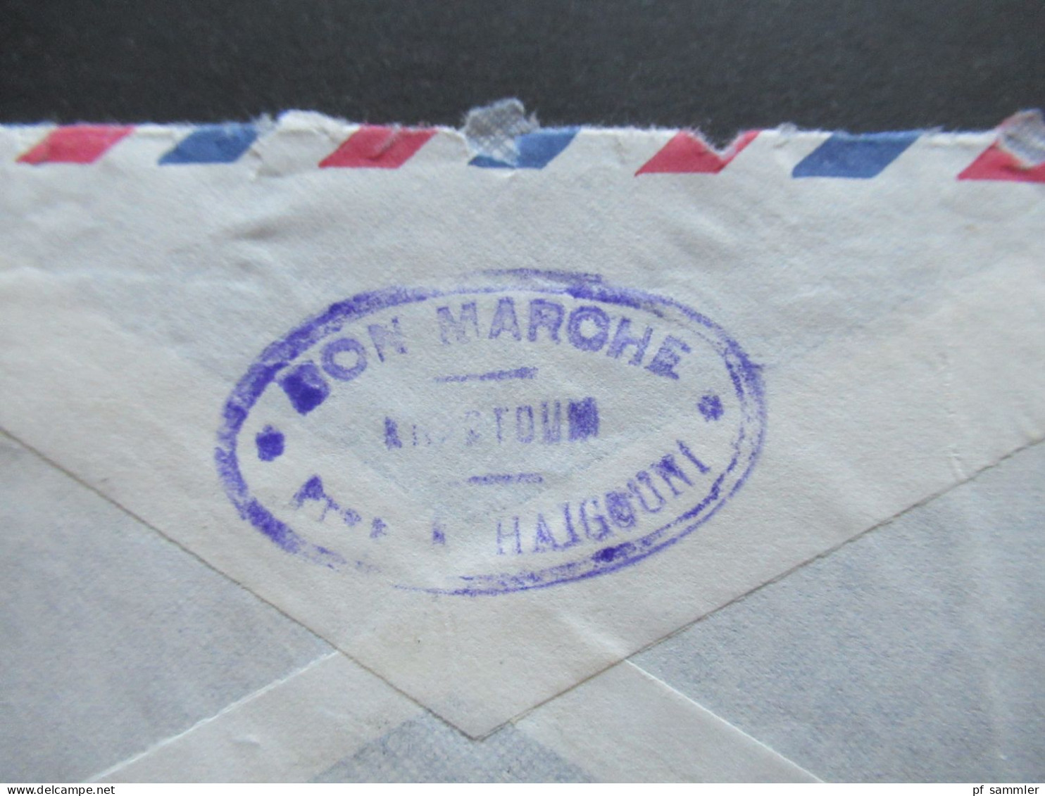 Afrika Sudan 1964 4 Belege Air Mail / Luftpost Firmenumschläge The Radio & Electric Co. Khartoum Sudan Auslandsbriefe