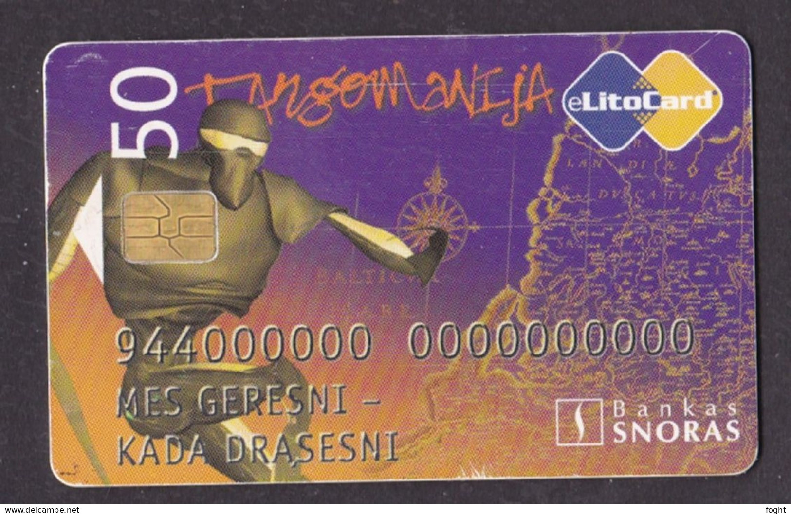 2000 Lithuania,Phonecard ›Tangomanija,50 Units, Col:LT-LTV-C037 - Lituania
