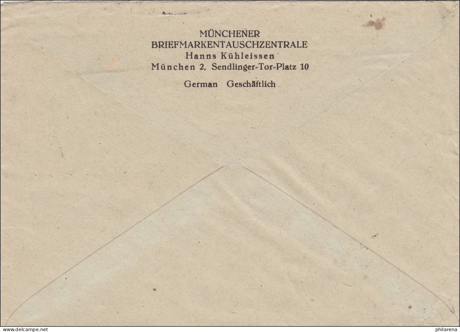 BiZone:  Nachnahme Brief Von München Nach Landshut - Cartas & Documentos