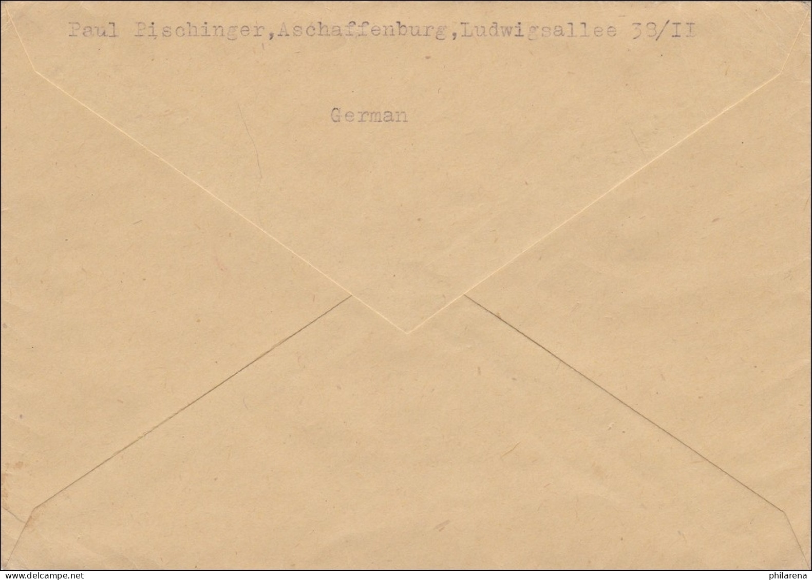 BiZone:  Eilbotenbrief Von Aschaffenburg Nach Landshut 1946 - Cartas & Documentos