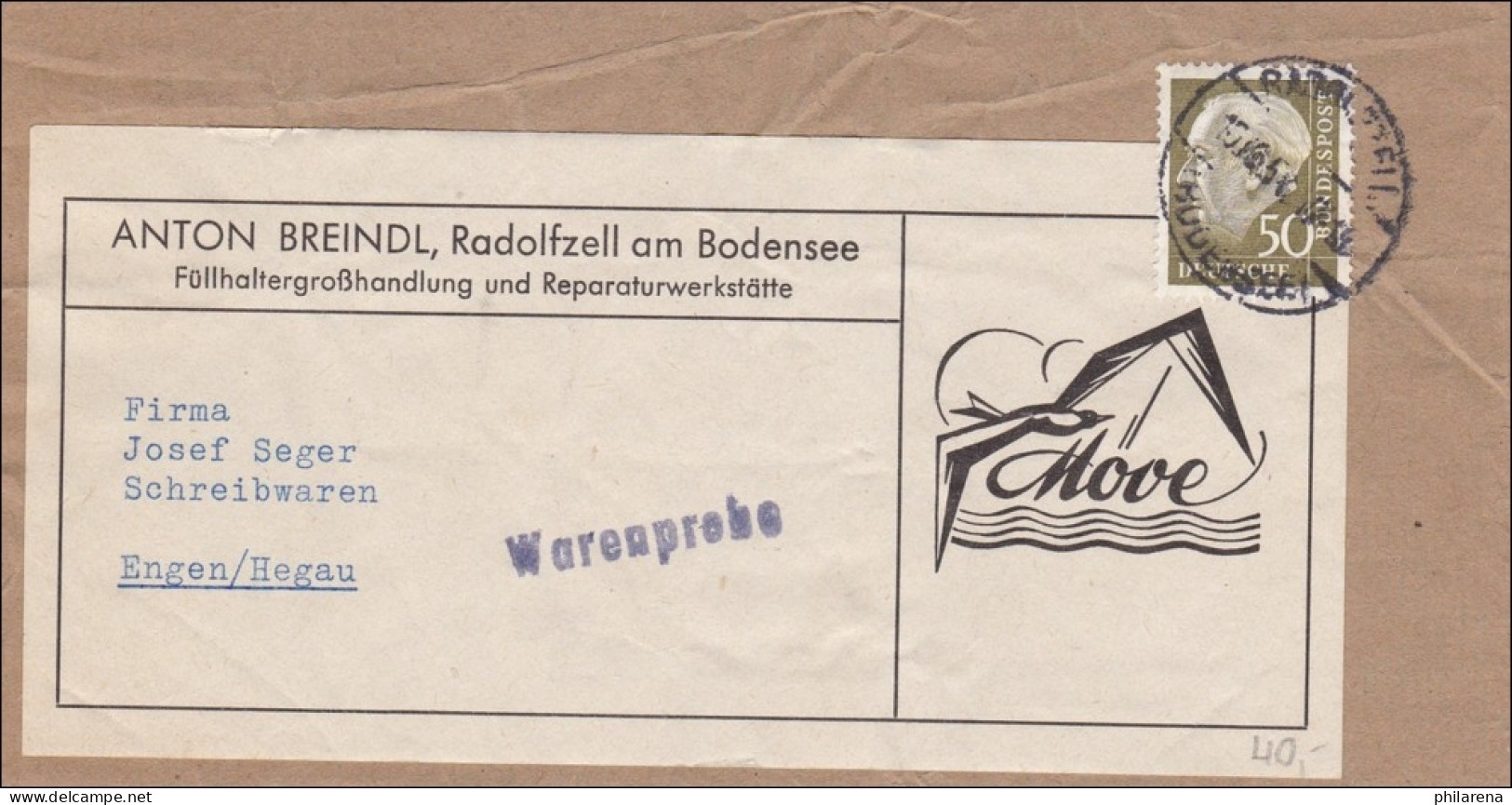 Warenprobe Von Radolfzell Nach Engen - Covers & Documents