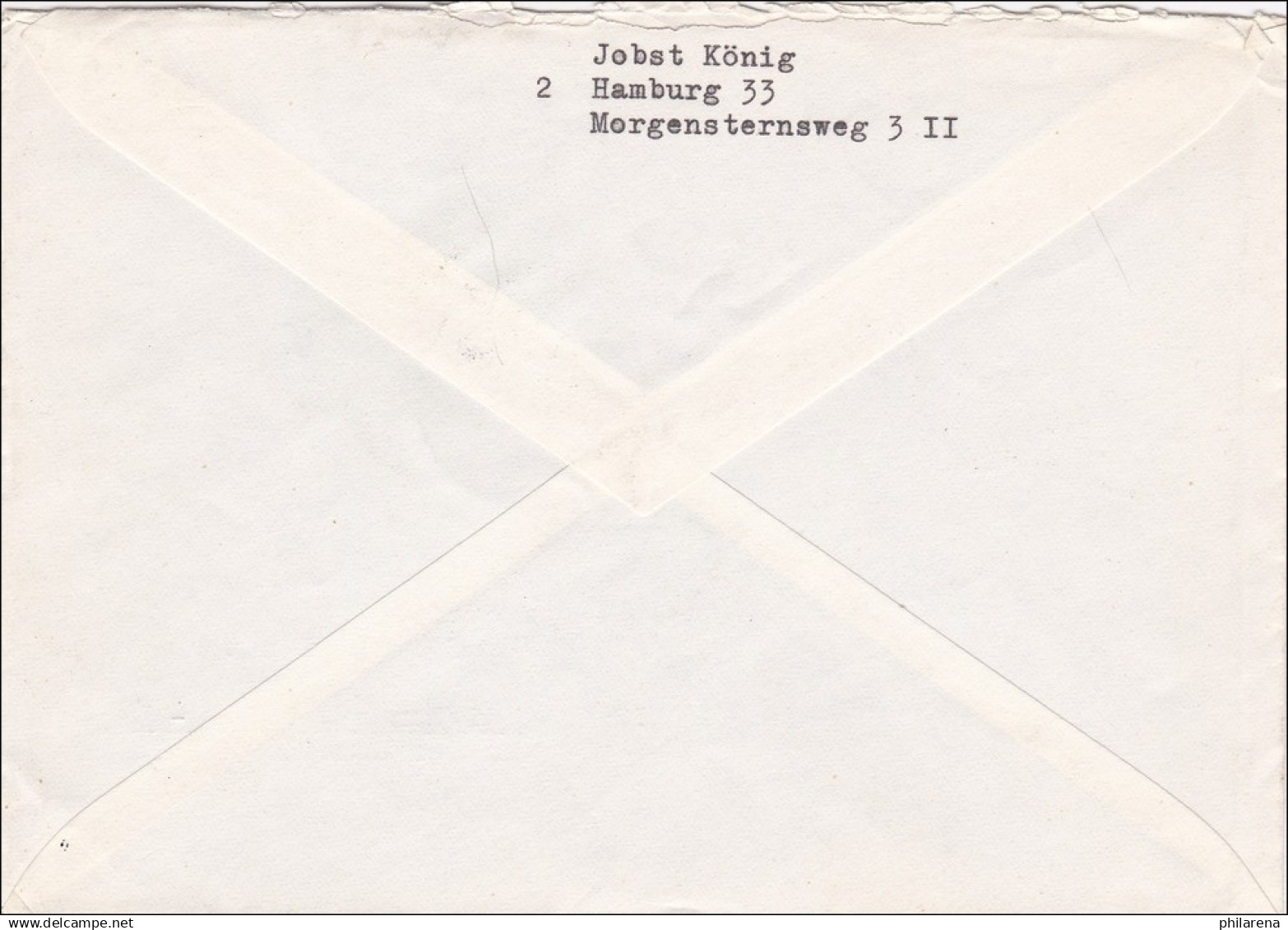 Postkrieg  Brief Aus Hamburg Nach Seifhennersdorf - Covers & Documents