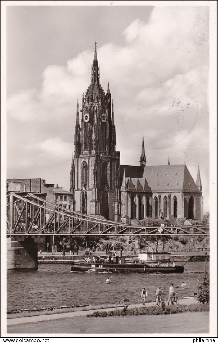 AK Frankfurt Main Nach Dortmund, Sonderstempelt Briefmarken Ausstellung 1953 - Briefe U. Dokumente