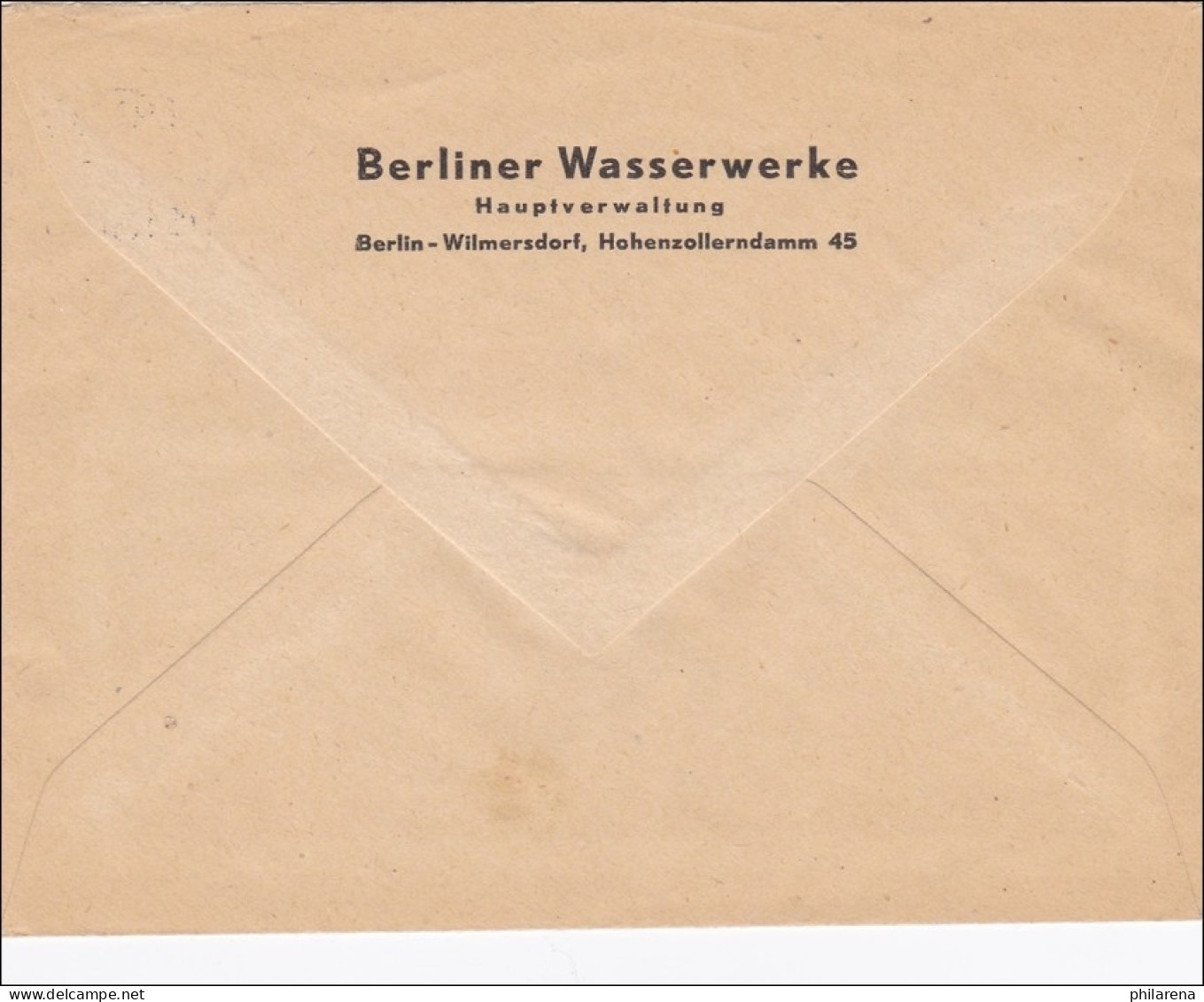 Brief Berliner Wasserwerke 1951 - Werbestempel Berlin - Covers & Documents