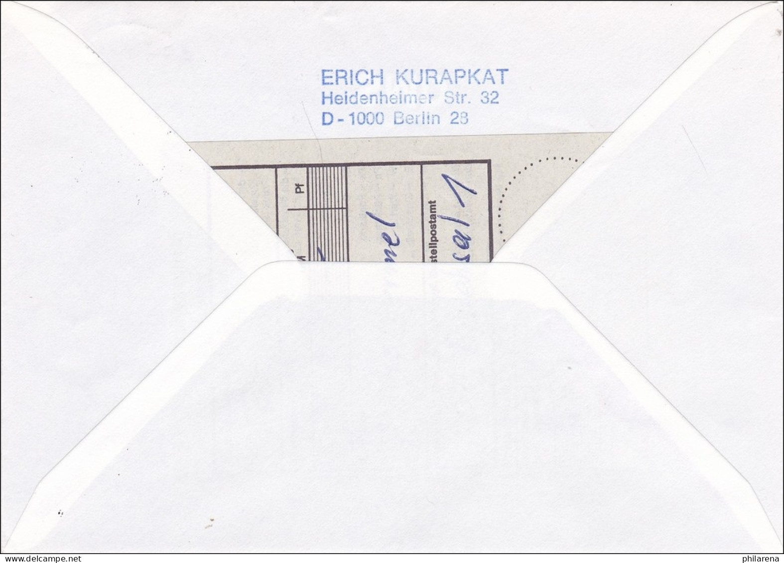 Einschreiben Berlin 1987 Nach Bruchsal - 280 Automatenmarke - Covers & Documents